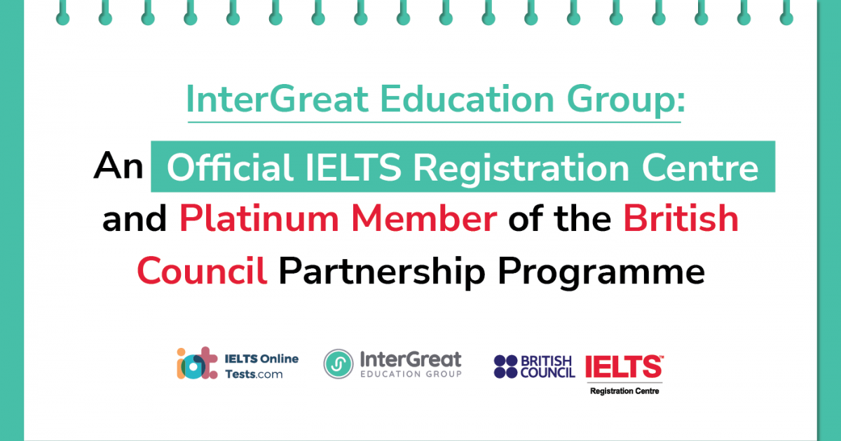 英萃国际教育集团InterGreat Education Group正式成为IELTS官方注册